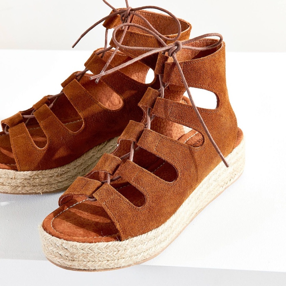 Jeffrey Campbell espadrille gladiator sandals